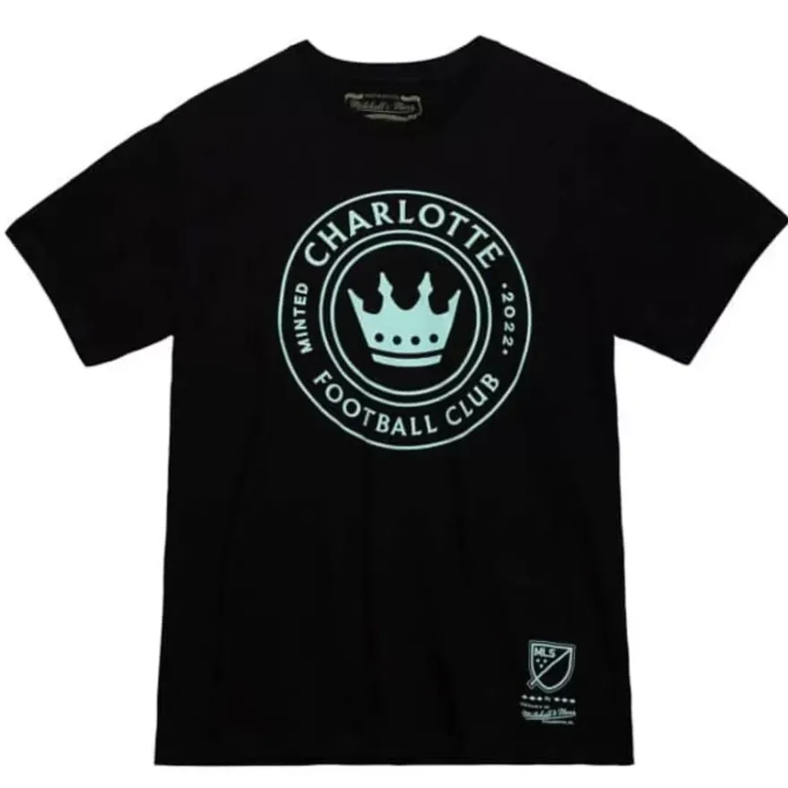 Mitchell & Ness T-Shirts & Tops-Minted Primary Tee Charlotte Fc