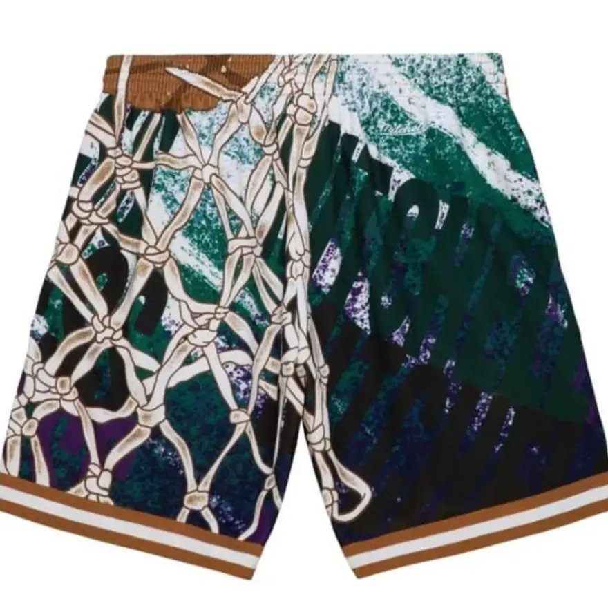 Mitchell & Ness Shorts-Big Face Fashion Shorts