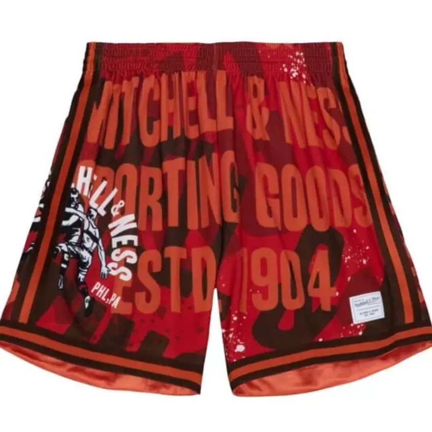 Mitchell & Ness Shorts-Big Face Fashion Shorts