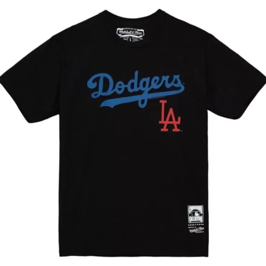 Mitchell & Ness T-Shirts & Tops-Mlb La Tee Dodgers
