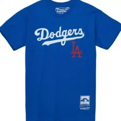 Mitchell & Ness T-Shirts & Tops-Mlb La Tee Dodgers