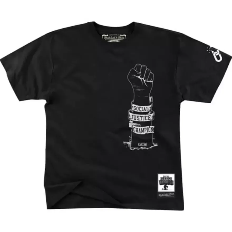 Mitchell & Ness T-Shirts & Tops-M&N Social Justice Championship Tee
