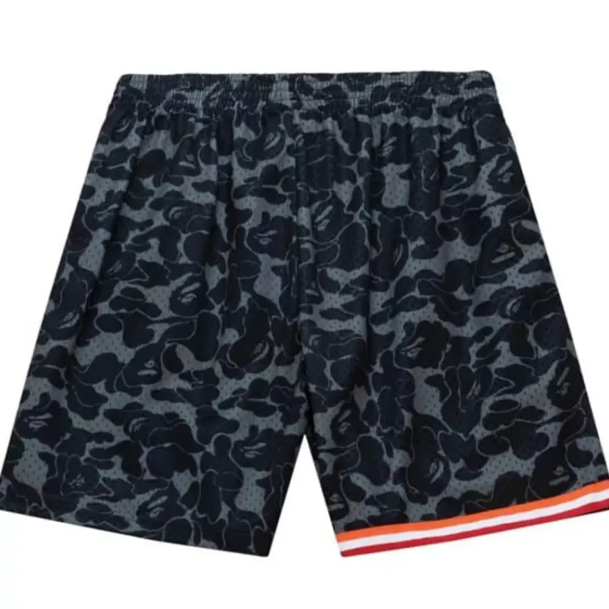 Mitchell & Ness Shorts-M&N X Bape Miami Heat Shorts