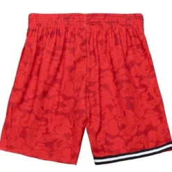 Mitchell & Ness Shorts-M&N X Bape Miami Heat Shorts