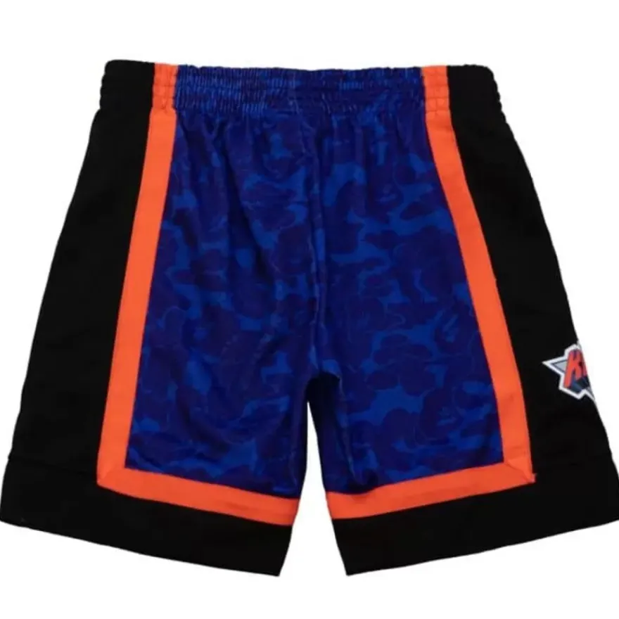 Mitchell & Ness Shorts-M&N X Bape New York Knicks Shorts