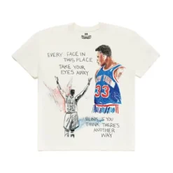 Mitchell & Ness T-Shirts & Tops-M&N X Br Charcoal Tee Patrick Ewing