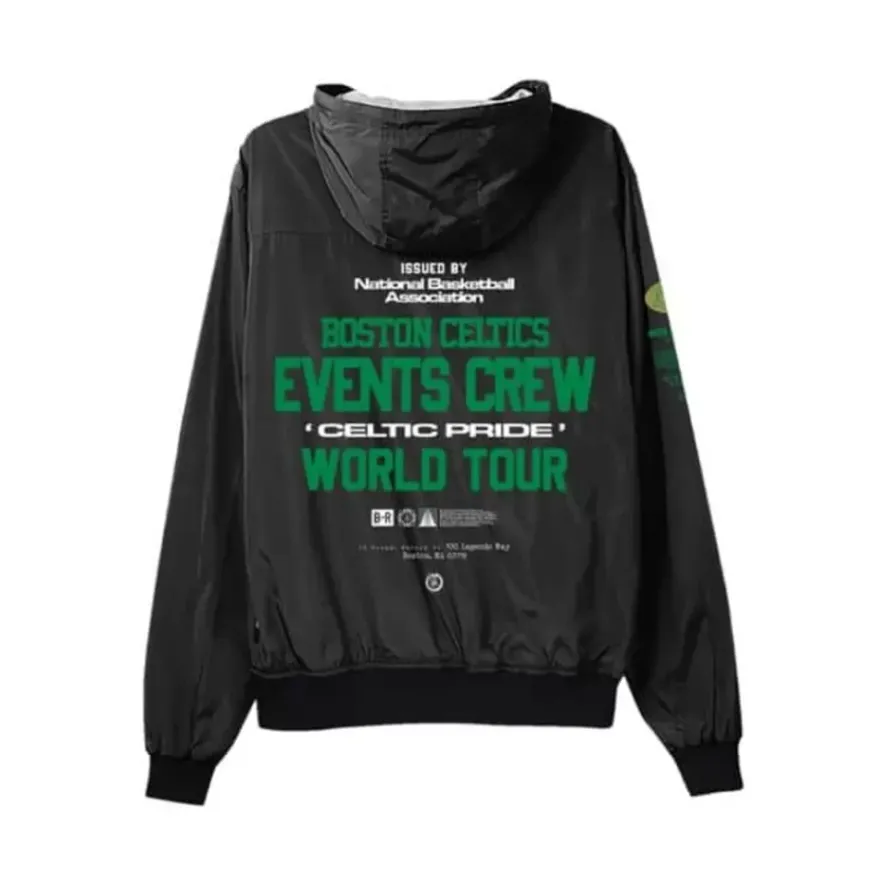Mitchell & Ness Jackets & Outerwear-M&N X Br Crew Jacket Boston Celtics