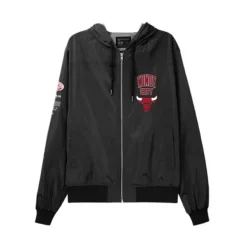 Mitchell & Ness Jackets & Outerwear-M&N X Br Crew Jacket Chicago Bulls