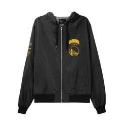 Mitchell & Ness Jackets & Outerwear-M&N X Br Crew Jacket Golden State Warriors