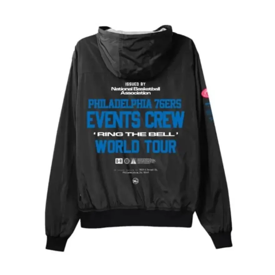 Mitchell & Ness Jackets & Outerwear-M&N X Br Crew Jacket Philadelphia 76Ers
