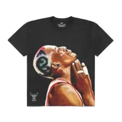 Mitchell & Ness T-Shirts & Tops-M&N X Br Portrait Tee Dennis Rodman