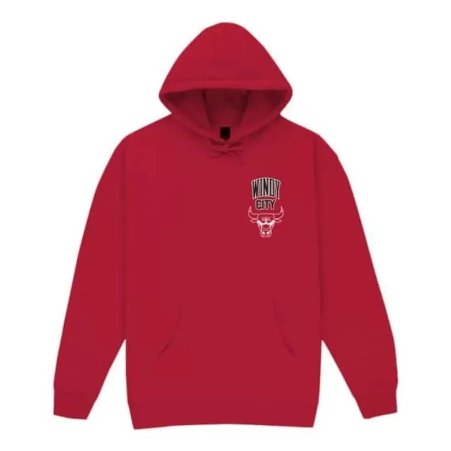 Mitchell & Ness Hoodies & Sweatshirts-M&N X Br World Tour Crew Hoodie Chicago Bulls
