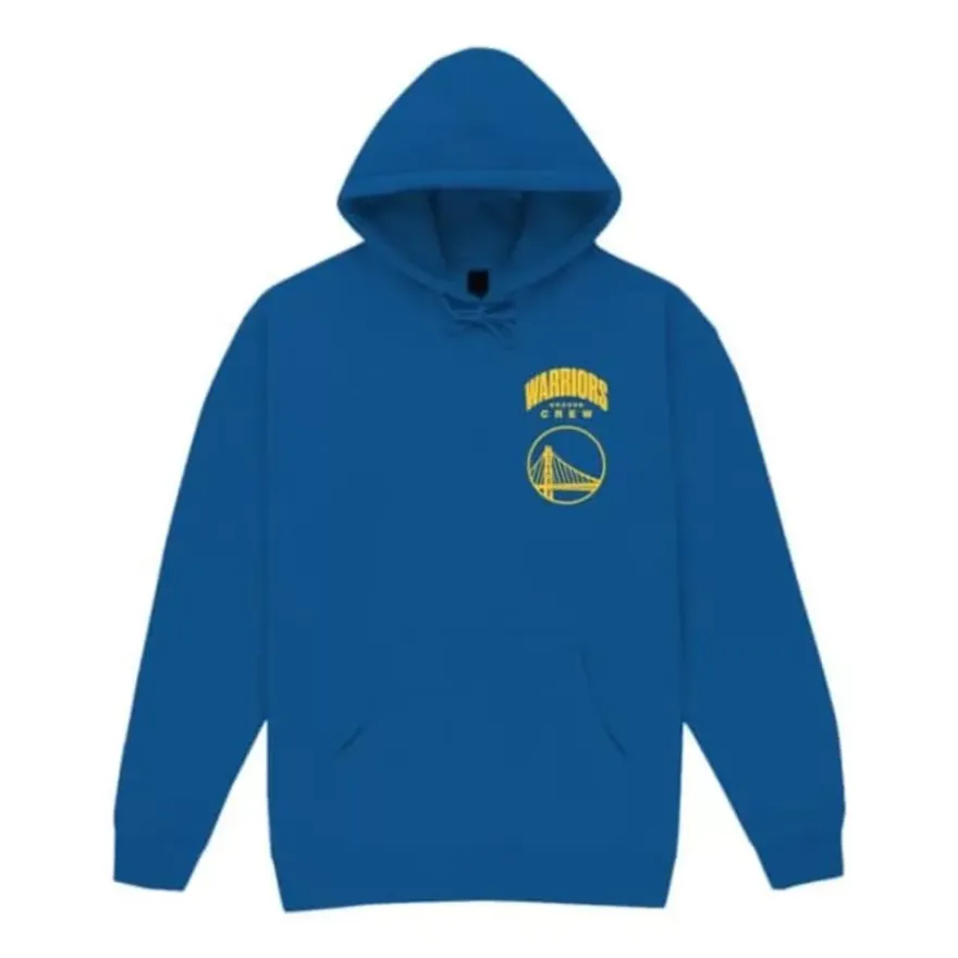 Mitchell & Ness Hoodies & Sweatshirts-M&N X Br World Tour Crew Hoodie Golden State Warriors
