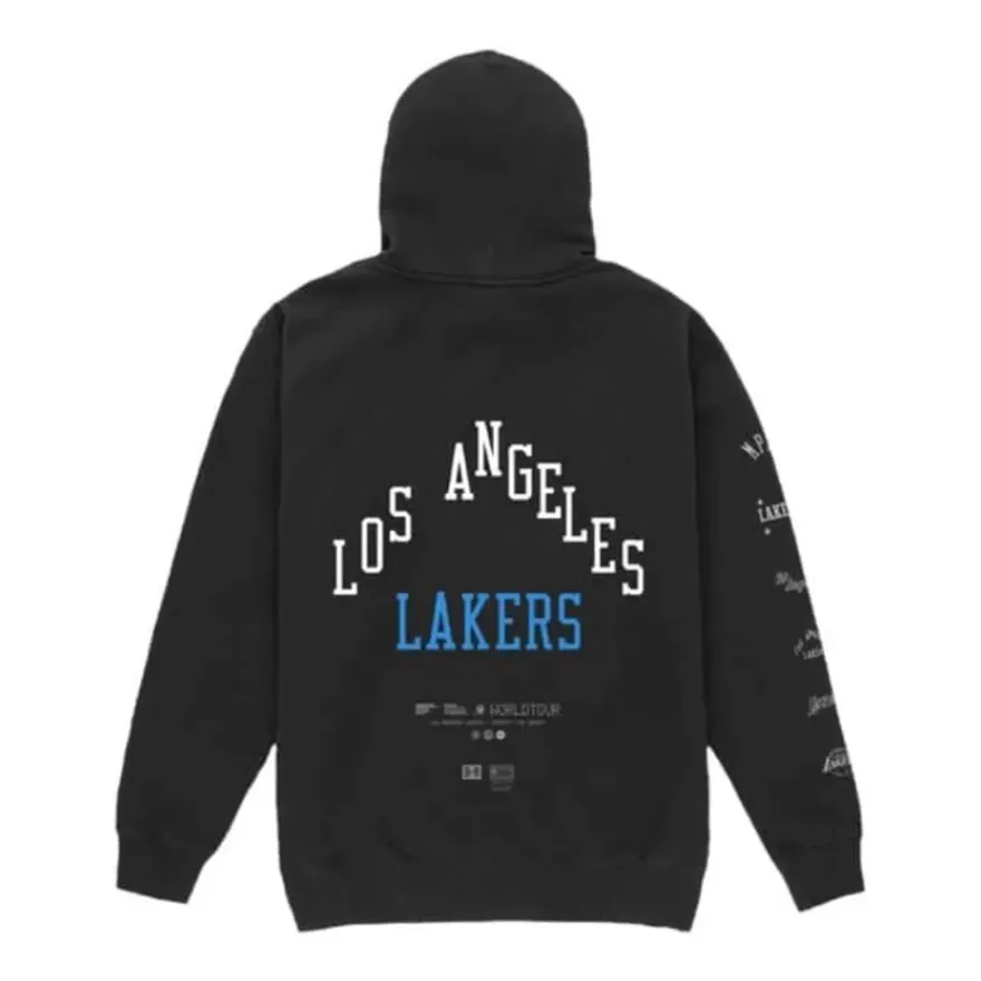 Mitchell & Ness Hoodies & Sweatshirts-M&N X Br World Tour Logo Evolution Hoodie Los Angeles Lakers