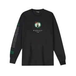 Mitchell & Ness T-Shirts & Tops-M&N X Br World Tour Long Sleeve Boston Celtics