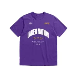 Mitchell & Ness T-Shirts & Tops-M&N X Br World Tour T-Shirt Los Angeles Lakers