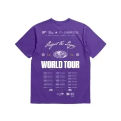 Mitchell & Ness T-Shirts & Tops-M&N X Br World Tour T-Shirt Los Angeles Lakers