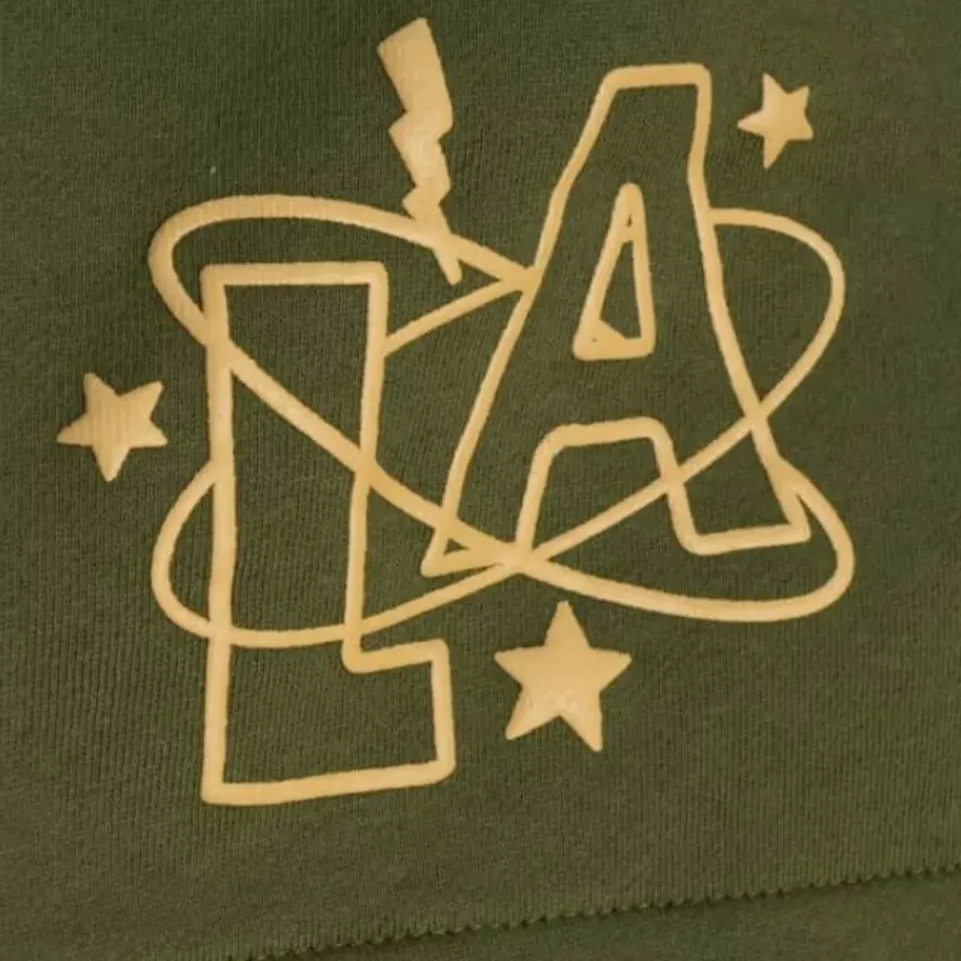 Mitchell & Ness M&N Brand-M&N X Fred Segal La Stars Fleece Shorts