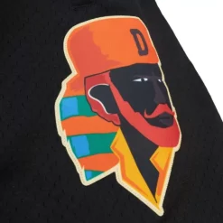 Mitchell & Ness Shorts-M&N X Hebru Mesh Shorts