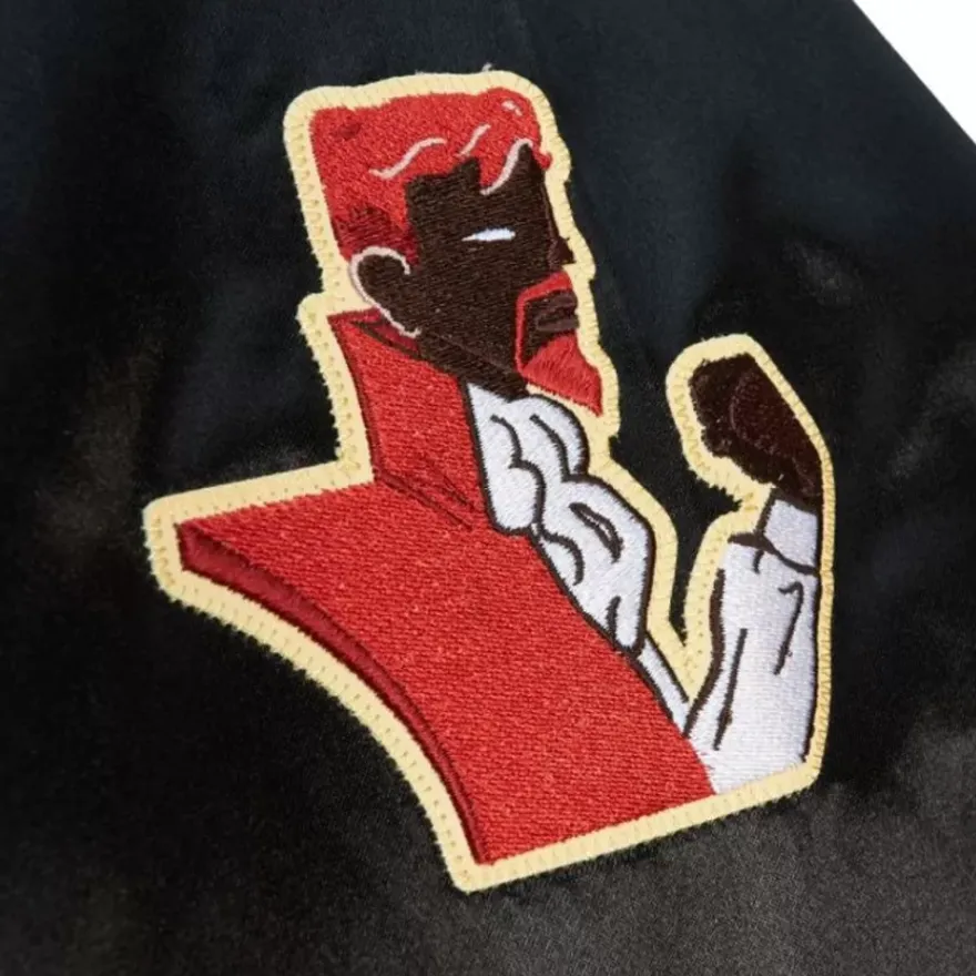 Mitchell & Ness Jackets & Outerwear-M&N X Hebru Satin Jacket