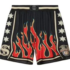 Mitchell & Ness Shorts-M&N X Jfg Flame Shorts Chicago White Sox