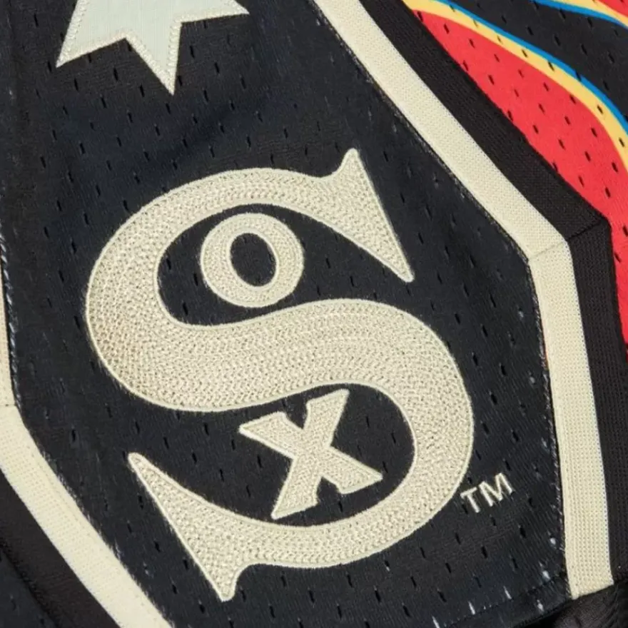 Mitchell & Ness Shorts-M&N X Jfg Flame Shorts Chicago White Sox