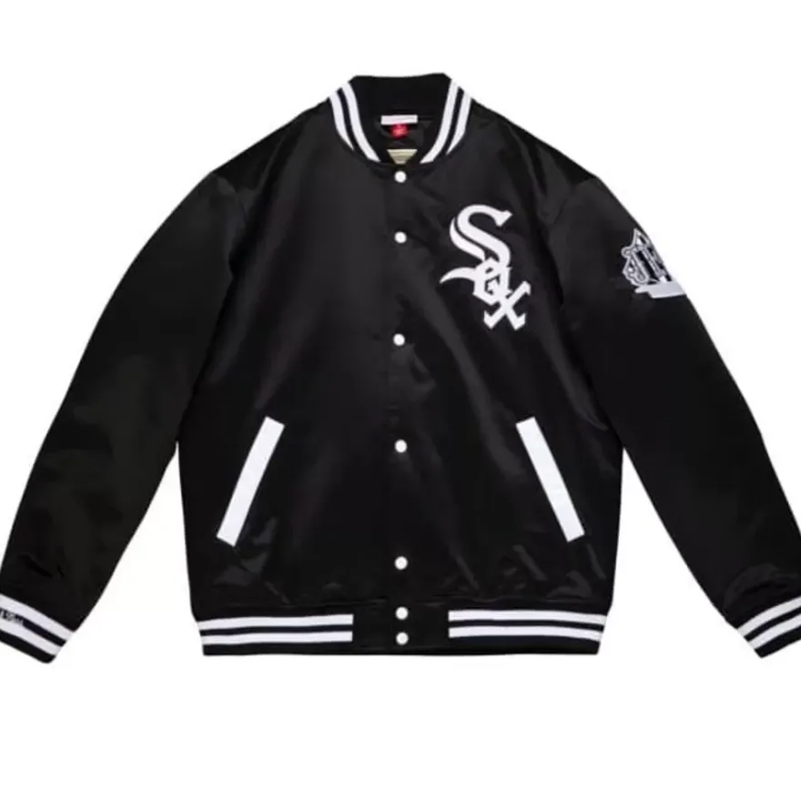 Mitchell & Ness Jackets & Outerwear-M&N X Joe Freshgoods Satin Jacket Chicago White Sox