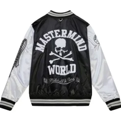 Mitchell & Ness Jackets & Outerwear-M&N X Mastermind Lightweight Satin Jacket