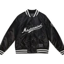 Mitchell & Ness Jackets & Outerwear-M&N X Mastermind Satin Jacket