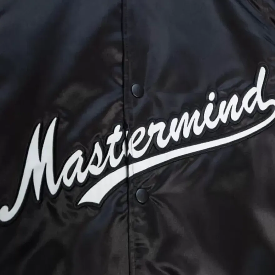 Mitchell & Ness Jackets & Outerwear-M&N X Mastermind Satin Jacket