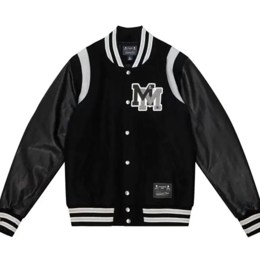Mitchell & Ness Jackets & Outerwear-M&N X Mastermind Varsity Jacket