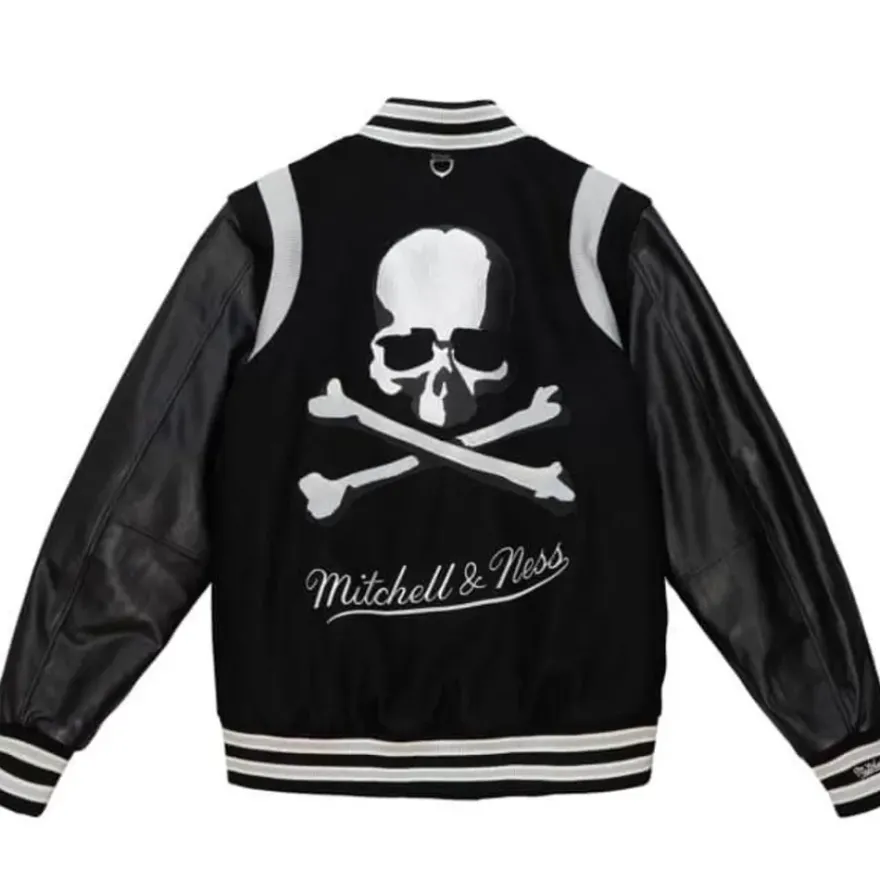 Mitchell & Ness Jackets & Outerwear-M&N X Mastermind Varsity Jacket
