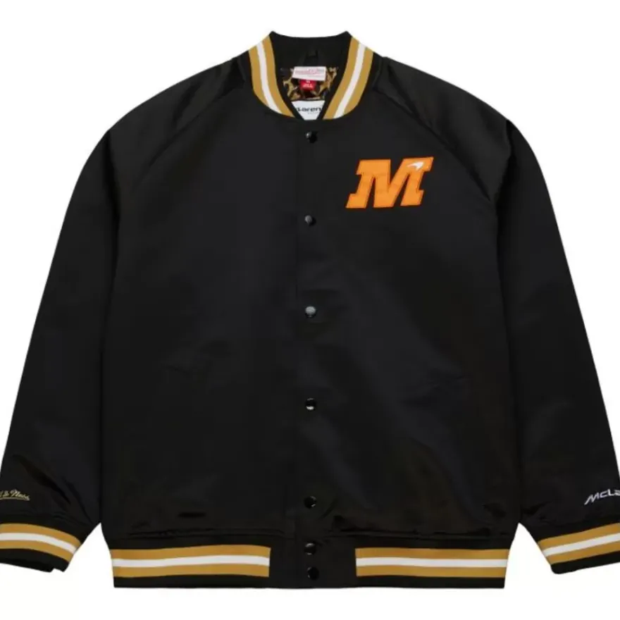 Mitchell & Ness Jackets & Outerwear-M&N X Mclaren Lightweight Satin Print Vegas Edition