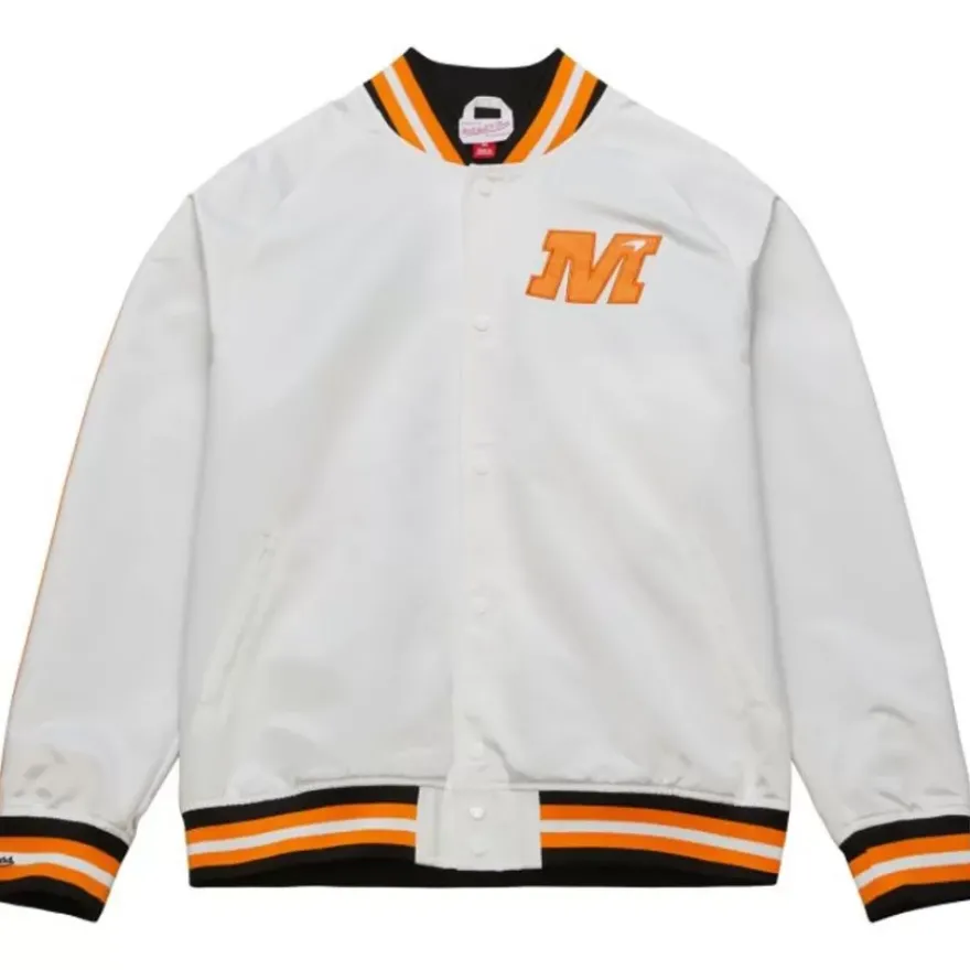 Mitchell & Ness Jackets & Outerwear-M&N X Mclaren Lightweight Satin Jacket Vegas Edition