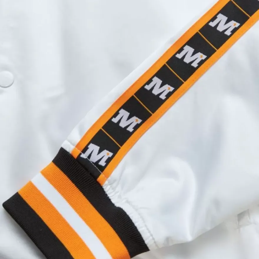 Mitchell & Ness Jackets & Outerwear-M&N X Mclaren Lightweight Satin Jacket Vegas Edition