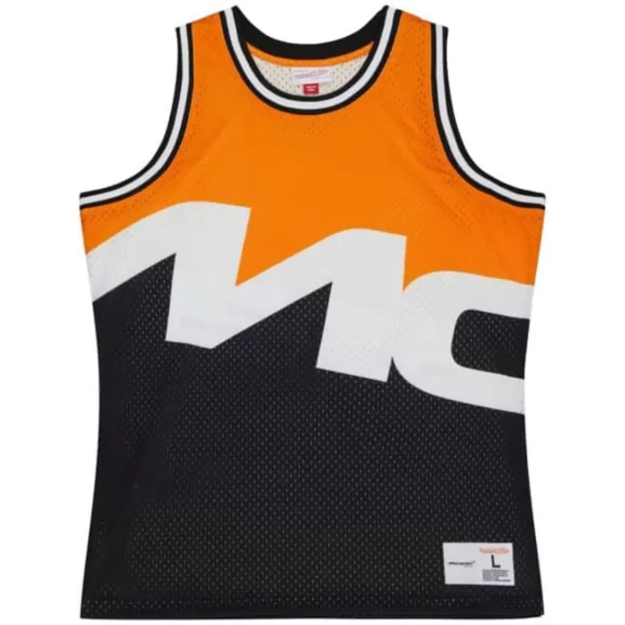 Mitchell & Ness T-Shirts & Tops-M&N X Mclaren Monaco Triple Crown Sublimated Mesh Tank