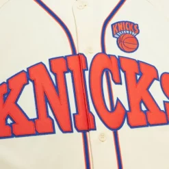 Mitchell & Ness T-Shirts & Tops-M&N X Melody Ehsani Baseball Jersey New York Knicks
