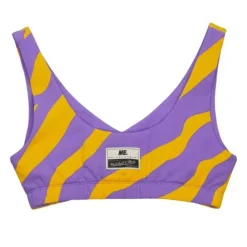 Mitchell & Ness T-Shirts & Tops-M&N X Melody Ehsani Puffer Bralette Los Angeles Lakers