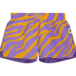 Mitchell & Ness Shorts-M&N X Melody Ehsani Puffer Short Los Angeles Lakers