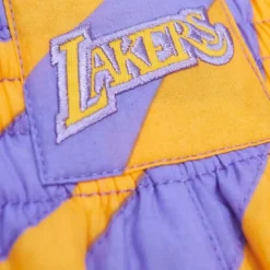 Mitchell & Ness Shorts-M&N X Melody Ehsani Puffer Short Los Angeles Lakers
