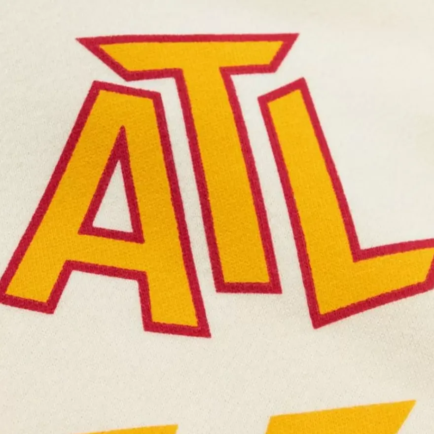 Mitchell & Ness Hoodies & Sweatshirts-M&N X Melody Ehsani Raglan Pullover Atlanta Hawks