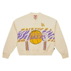 Mitchell & Ness Hoodies & Sweatshirts-M&N X Melody Ehsani Raglan Pullover Los Angeles Lakers