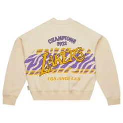 Mitchell & Ness Hoodies & Sweatshirts-M&N X Melody Ehsani Raglan Pullover Los Angeles Lakers