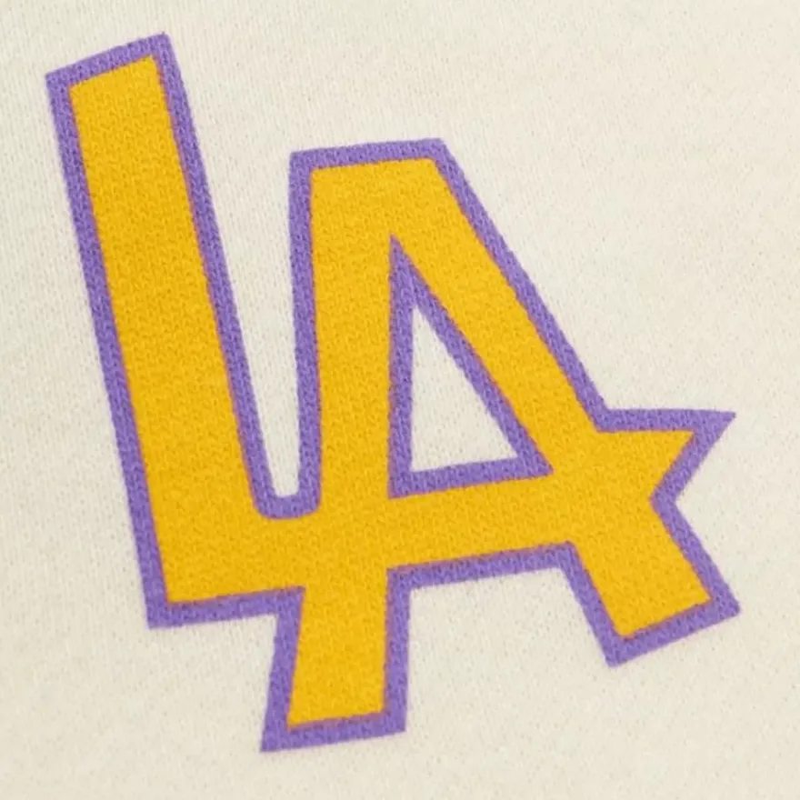 Mitchell & Ness Hoodies & Sweatshirts-M&N X Melody Ehsani Raglan Pullover Los Angeles Lakers
