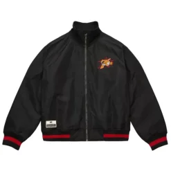 Mitchell & Ness Jackets & Outerwear-M&N X Melody Ehsani Satin Jacket Philadelphia 76Ers