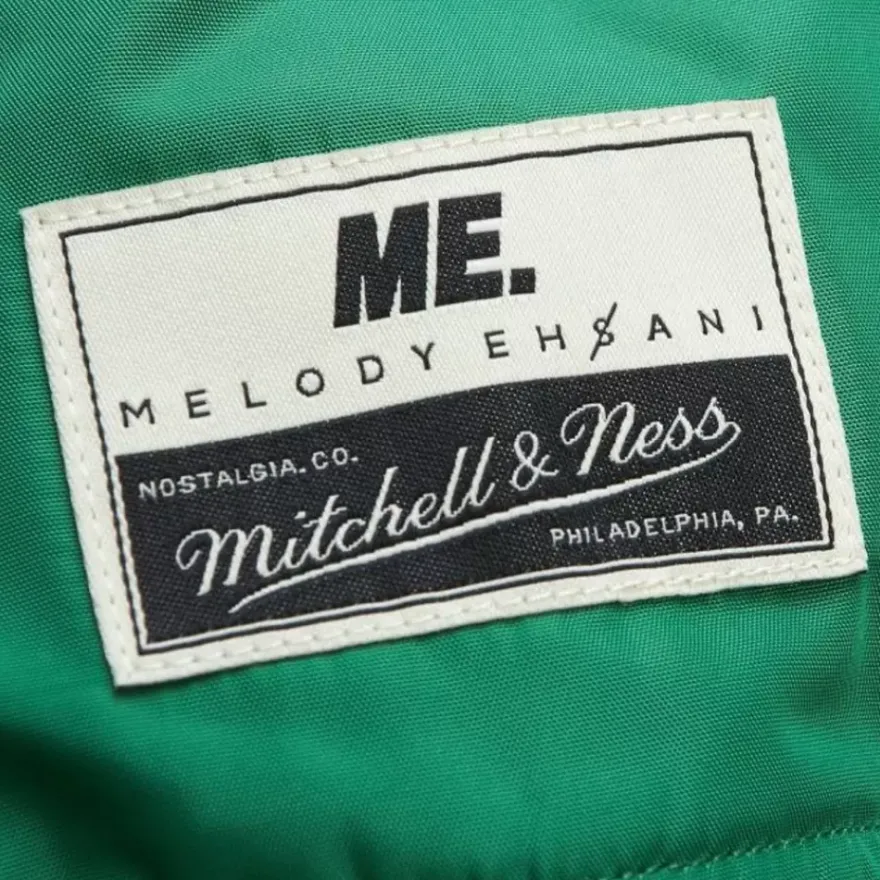 Mitchell & Ness Jackets & Outerwear-M&N X Melody Ehsani Satin Jacket Dallas Mavericks