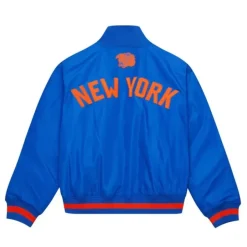 Mitchell & Ness Jackets & Outerwear-M&N X Melody Ehsani Satin Jacket New York Knicks