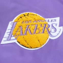 Mitchell & Ness Jackets & Outerwear-M&N X Melody Ehsani Satin Jacket Los Angeles Lakers