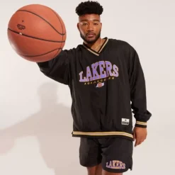 Mitchell & Ness T-Shirts & Tops-M&N X Melody Ehsani Shooting Shirt Los Angeles Lakers