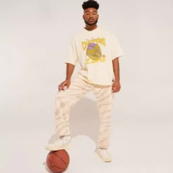 Mitchell & Ness T-Shirts & Tops-M&N X Melody Ehsani Ss Tee Los Angeles Lakers